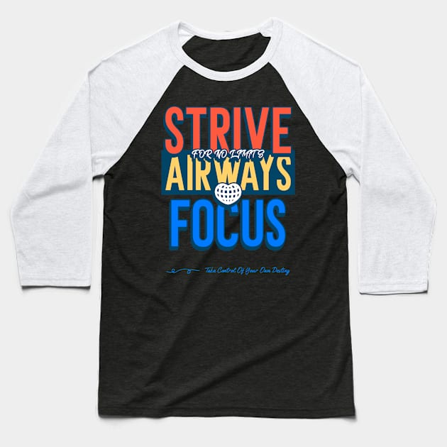 Strive Airways Baseball T-Shirt by Pod11 Prints